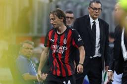 Luka Modric debutó con el AC Milan con derrota en la Serie A.