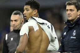 Bellingham no ha disputado los últimos dos partidos con el Real Madrid por una lesión en el hombro izquierdo.