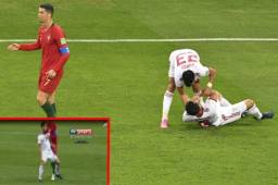 A criterio del árbitro, la acción de Ronaldo solo merecía tarjeta amarilla.