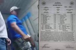 David Cruz insertó en el acta todos los detalles de las agresiones.