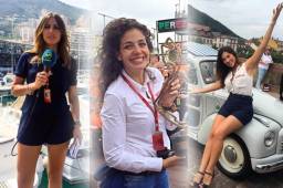El próximo domingo las tres guapas periodistas latinas que cubren la F1 estarán en México: Noemí de Miguel, Giselle Zarur y Jessika Fortunato.