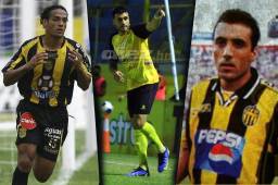 Ramiro Rocca continúa ascendiendo en la tabla de máximos goleadores del Real España y se puso a tres 3 Julio “Palomo” Rodríguez.