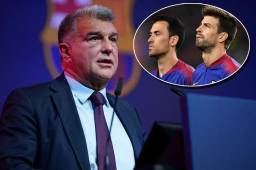 Durante la asamblea, Laporta explicó que no pudieron negociar con Piqué y Busquets para rebajar sus salarios.