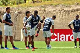 Los jugadores de la Selección de Honduras se entrenaron por la mañana en Siguatepeque y luego se integraron a sus clubes. Este viernes se conocerá la lista definitiva. Fotos FenafuthOrg