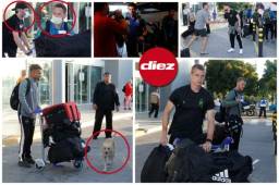 El Seattle Sounders, campeón de la MLS, arribó a San Pedro Sula para enfrentar a Olimpia este jueves en Liga de Campeones Concacaf. Las imágenes de su llegada.