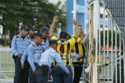 Los policías estarán distribuidos en todos los sectores del estadio Olímpico.