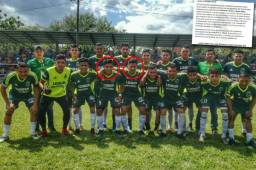 Bryan Moya y Michaell Chirinos jugaron con el equipo Marathón del Sur en una cuadrangular para recaudar fondos para mejorar el estadio en Orocuina.