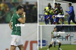 Así fue la infartante tanda de penales entre Marathón y Olancho en el duelo de vuelta del repechaje de Liga Nacional