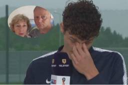 Benjamin Pavard se rompe en llanto tras felicitación de sus padres.