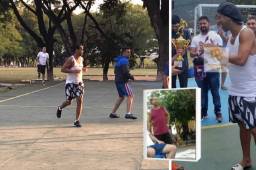 Ronaldinho vivió su primer partido en la cárcel, el brasileño ganó todo los trofeos posibles en su carrera como futbolista y hoy levantó uno más, además, recibió una visita especial en la prisión el 'Cuadrilátero'.