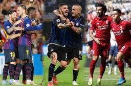 Barcelona con Messi, Inter de Milán con Icardi y Liverpool con Firmino, fueron la sensación en esta primera fecha de la Champions League.