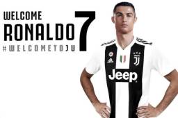 Cristiano Ronaldo lucirá el dorsal '7' con la Juventus.