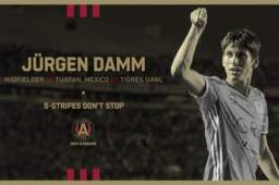 Damm, de 27 años, estaba libre después de concluir su contrato con Tigres.