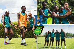Jamaica sonríe y bromea en sede de equipo de la Liga Nacional previo al partido ante Honduras por la Liga de Naciones