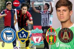 Conocé a los jugadores hondureños que se forman en el fútbol del exterior. Algunos ya han sido mundialistas.