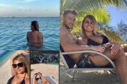 La novia del futbolista extranjero del Olimpia se fue a conocer las playas de Roatán y ha encendido las redes sociales con sus fotos.