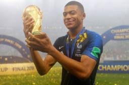 Mbappé conquistó el Mundial de Rusia 2018 con la selección francesa.
