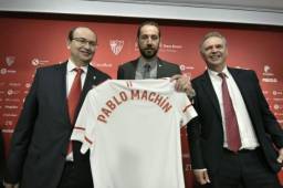 Pablo Machín ya fue presentado como nuevo entrenador del Sevilla.