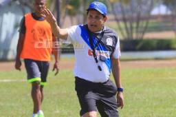 Nahún Espinoza dice que lo que buscaba en el primer entreno lo consiguió. Fotos Ronald Aceituno