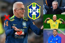 Barasil no cree en Dorival y han comenzado a buscar nuevo entrenador. Estos son los candidatos, Ancelotti ya mostró su postura y estos son los nombres que suenan, a uno de ellos Neymar no lo quiere ni verl.