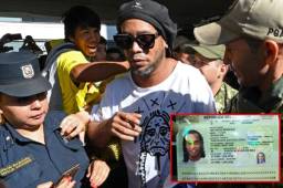 Las autoridades paraguayas dieron a conocer sobre la detención de Ronaldinho por cargar una documentación falsa.