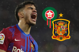 El jugador del Barcelona decidió jugar para la selección de España y renunciar a la de Marruecos.