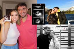 Agustín Auzmendi, delantero argentino que confirmó su marcha del Motagua, y su novia Cecilia García anunciaron que se convertirán en padres tras casi un año de relación.