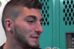 Guenzatti lloró al contar su dura y dramática historia.