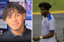 David Ruiz jugó sus primeros minutos con la camisa de la selección de Honduras.