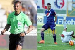 El jugador del Motagua, Héctor Castellanos, hace una grave denuncia sobre el árbitro Óscar Moncada quien le sacó la madre. Fotos Ronal Aceituno