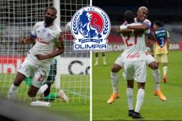 Olimpia supera al América y mantiene récord perfecto en el Azteca