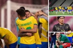 Las imágenes que dejó el triunfo de Brasil sobre México en semifinales de los Juegos Olímpicos de Tokio 2021.