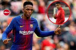 Yerry Mina no tiene minutos con el Barcelona y podría llegar al Girona.