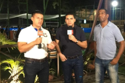 Luis Guifarro y Marcelo Ferreira estuvion análisando el juego de vuelta del Marathón ante Motagua.