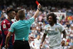 Marcelo fue expulsado por el árbitro Hernández Hernández.