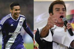 Andy Najar y Mario Martínez enviaron su mensaje a Salvador Nasralla, virtual presidente de Honduras.