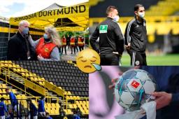 La Bundesliga de Alemania regresó al fútbol y lo hizo con un clásico como el del Borussia Dortmund - Schalke 04. Las fotos más curiosas que dejó la jornada.
