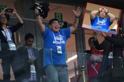 Maradona se mostró muy enojado luego de la goleada ante Croacia.