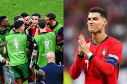 Cristiano Ronaldo pasó un duro momento en los octavos de final de la Eurocopa 2024.