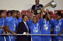 Tras ganar la Copa Centroamericana en Panamá, la Selección de Honduras sube como la espuma el el ranking FIFA y escala 10 posiciones. Foto DIEZ