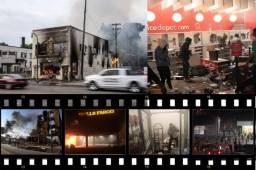 Tras la muerte de un indefenso afromericano de nombre George Floyd a mano de cuatro policías, la ciudad de Minneapolis se ha convertido en una zona de guerra en Estados Unidos. El presidente Trump envió a la Guardia Nacional debido a saqueos, incendios y otros actos de vandalismo donde muchos agitadores se han aprovechado.