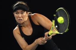 Collins de 28 años se hizo un nombre en el tenis al clasificarse a la final del Abierto de Australia eliminando a la polaca Iga Swiatek. Fotos AFP