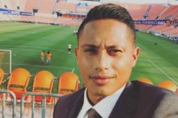 Nuñez estuvo presente en el encuentro Honduras-Guayana disputado en Houston.