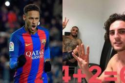 Neymar se vengó de la fotografía que hace unos días subieron los jugadores del PSG.