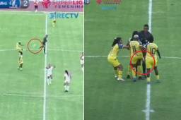 ¡Se descontroló! Jugadora le tira balonazo al árbitro, es expulsada y luego le dio una patada en las ‘partes nobles’