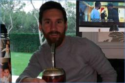 Messi aprovecha su tiempo libre en Barcelona y disfruta de la nueva serie de Nicky Jam.