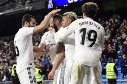 Benzema le dio el triunfo a los blancos en el Santiago Bernabéu.