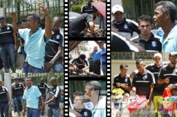 Los jugadores del Honduras Progreso atraparon al delincuente en uno de los pasajes de la colonia cercana al estadio Humberto Micheletti.