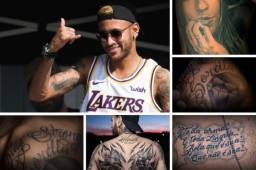 El brasileño se estampó en los últimos días a Batman y Spiderman en su espalda en honor a sus dos héroes preferidos.