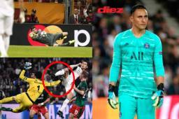 Estas fueron las imágenes que no se vieron en televisión. Keylor Navas con récord en el PSG, Cristiano con una 'voladora' y el show de tapadas de Courtois.